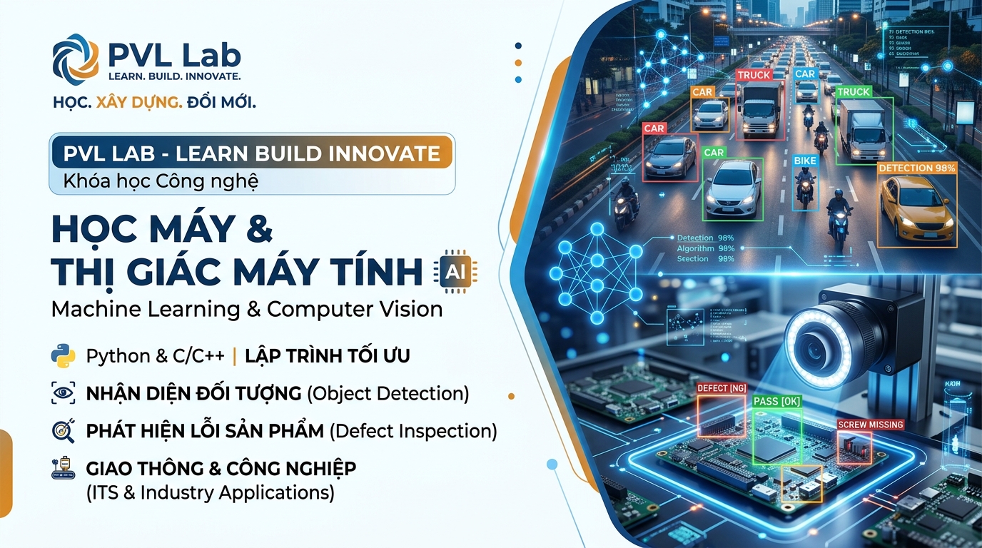 Khóa học Học máy & Thị giác máy tính - PVL Lab